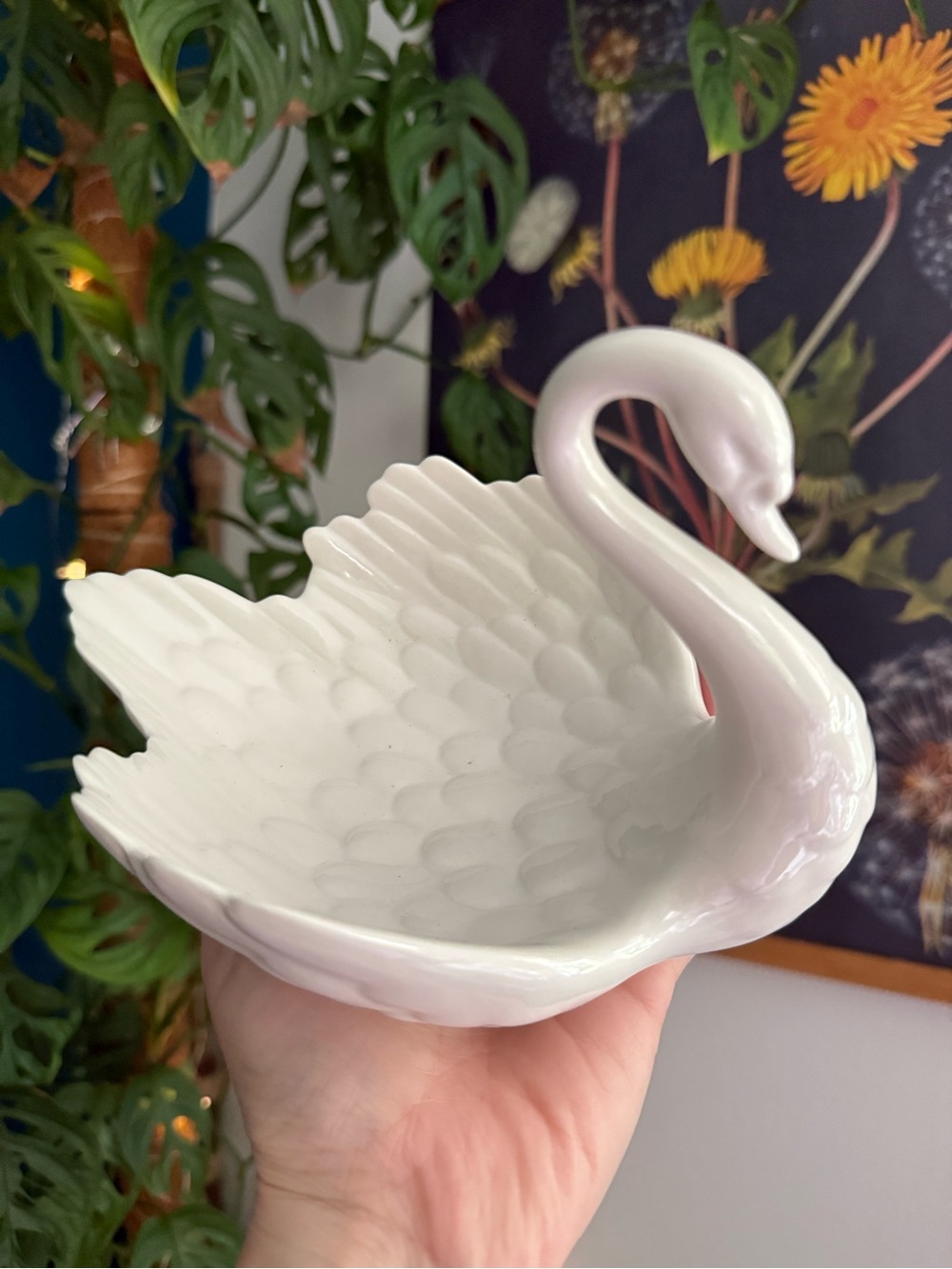 Vintage Goebel Ceramic Swan Dish - Picture 4 of 5